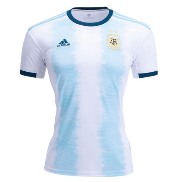 Camiseta Argentina Primera Mujer 2019 Azul Blanco